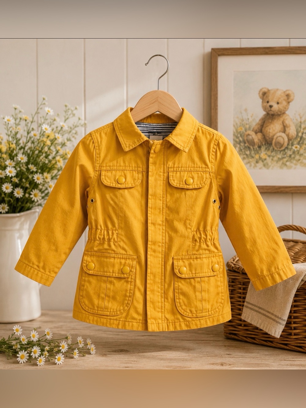 - Jacadi Paris size 4 raincoat jacket with hood